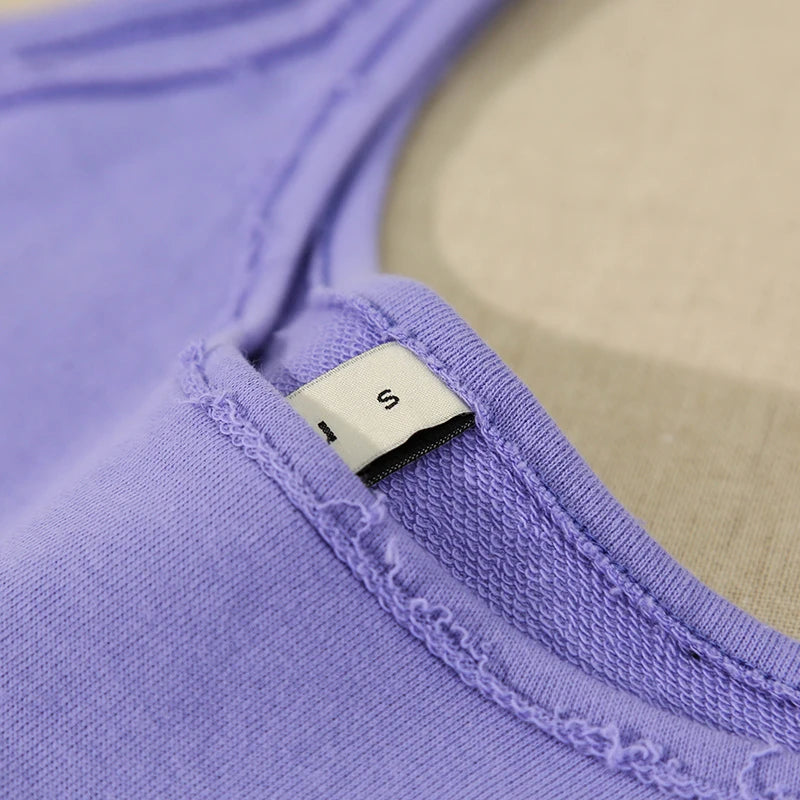 100% Cotton Tops For Women 2024 Casual Sleeveless Women Summer Top Streetwear Sexy Crop Tops Ladies Aesthetic Clothing