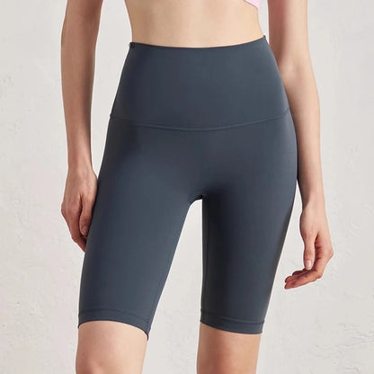 Five Yoga Pants Women Skinny High Waisted Hip Lifting Fitness Yoga Shorts