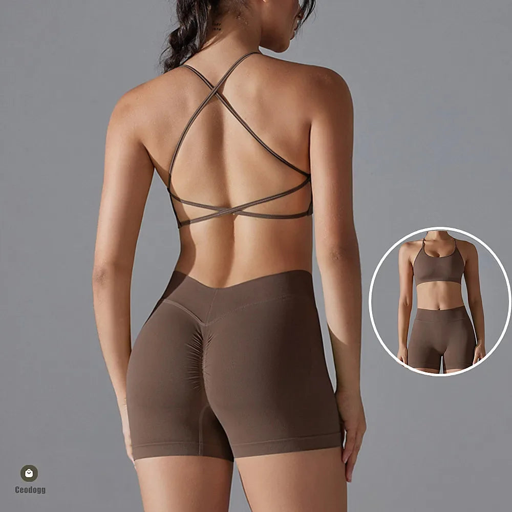 Seamless Yoga Pants Women Sexy V Butt Push Up Fitness High Waist Pants Gym Running Workout Female Sports Yoga Tight Leggings