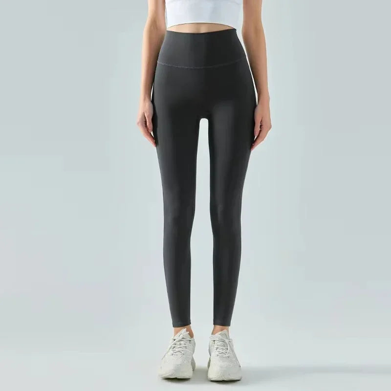 High Waisted Yoga Pants for Women, Seamless Quick Drying, Tight Fitting Running and Fitness Pants, Hip Lifting Exercise Yoga Clo
