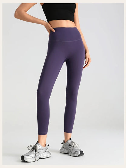 Women's Yoga Pants Gym Leggings Lady's Girl Fitness Soft touch Tights High Waist Elastic Breathable No T Line Sports Pants