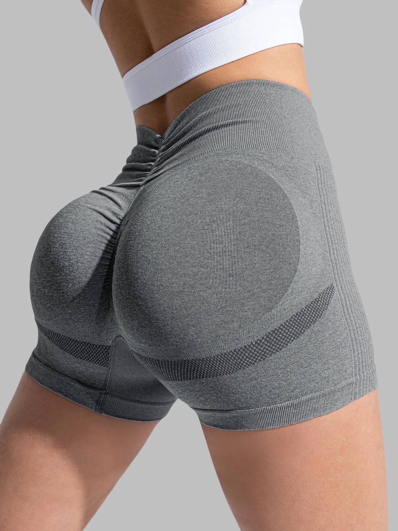 High-Waisted Hip-Lifting Yoga Pants for Women, Running Bare Sensation Breathable Fitness Pants Outer Wear Leggings, Tight Shorts