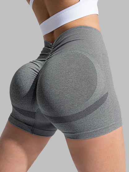 High-Waisted Hip-Lifting Yoga Pants for Women, Running Bare Sensation Breathable Fitness Pants Outer Wear Leggings, Tight Shorts