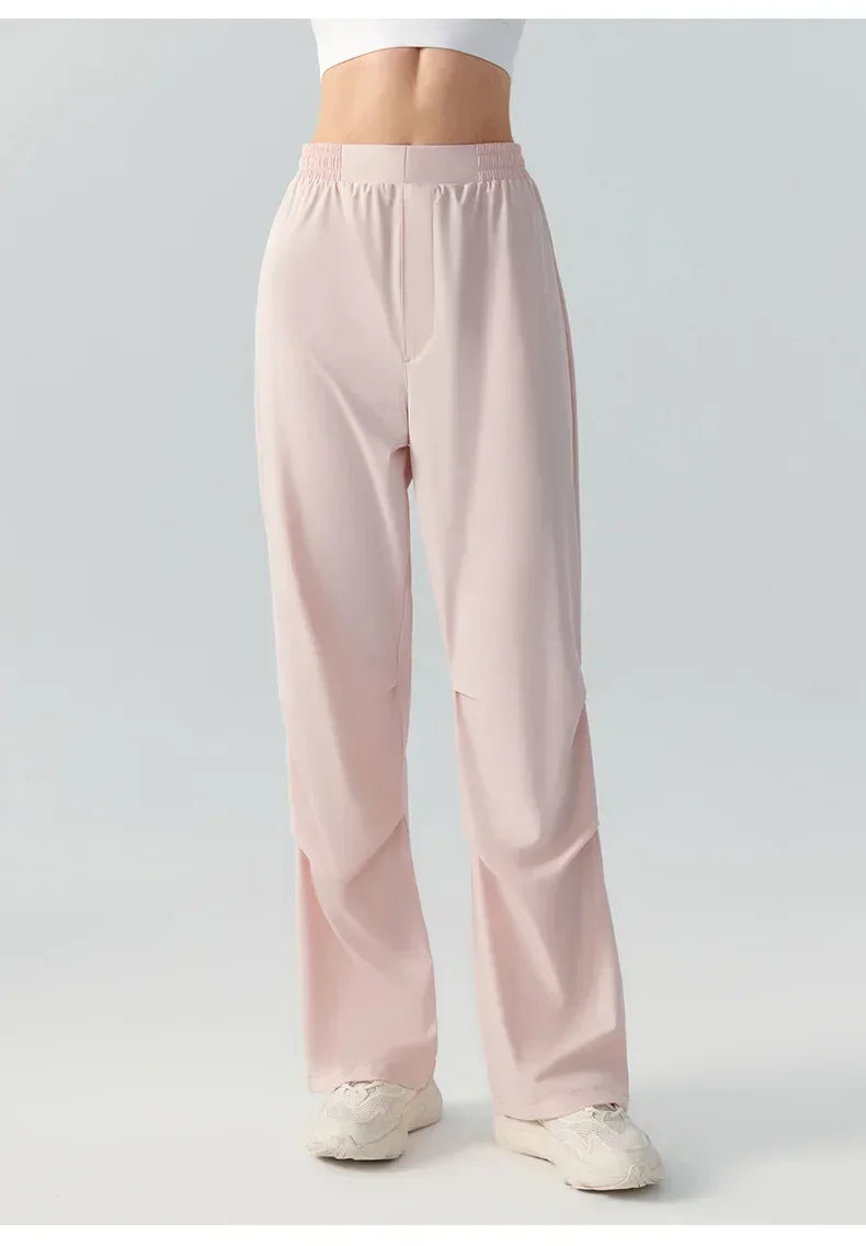 al yoga women's leggings Yoga Straight Leg Pants Loose Athletic Casual Quick Dry Fitness Pants