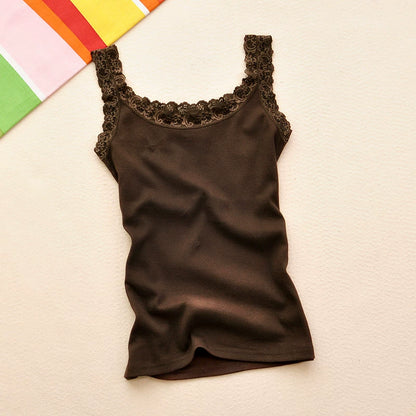 2024 Summer Top Women Sleeveless Lace Tank Top Sexy Women's T-shirt Vest Tank Tops Female Vest Tops White Black Underwear Women